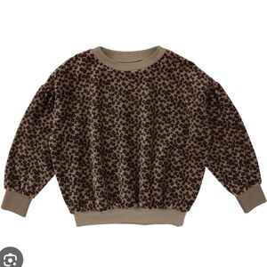 Lil Legs Brown Floral Kids One Piece